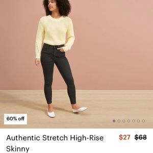 Authentic High-Rise Stretch Skinny Jeans